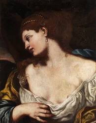 Mezzo ritratto di una giovane donna (possibilmente Lucrezia o Cleopatra)